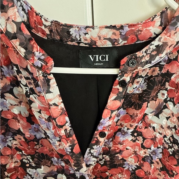 Vici Multicolor Floral Dress - Picture 3 of 3